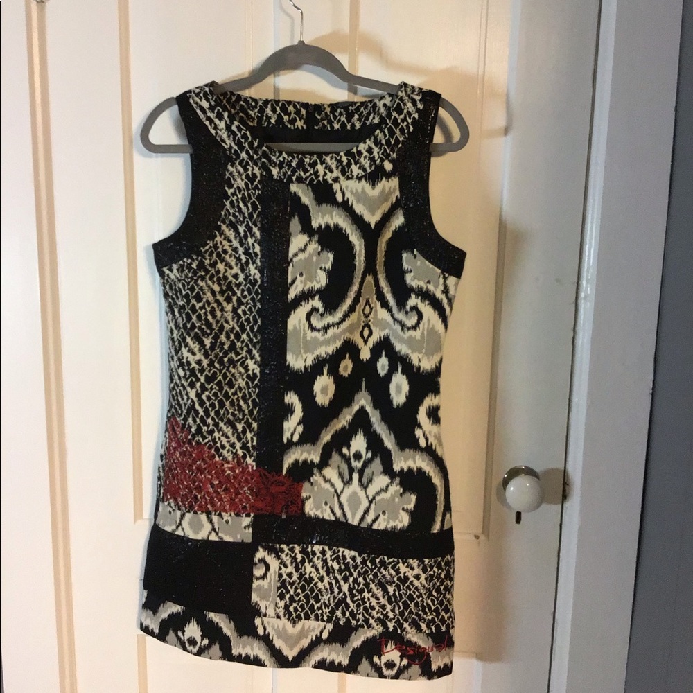 Desigual lined tunic dress, size 40 (US si…